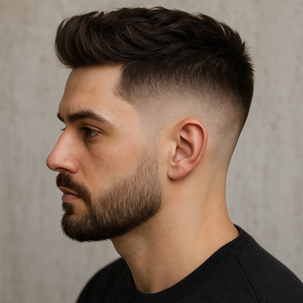 Modern Undercut Fade Hairstyle for Men