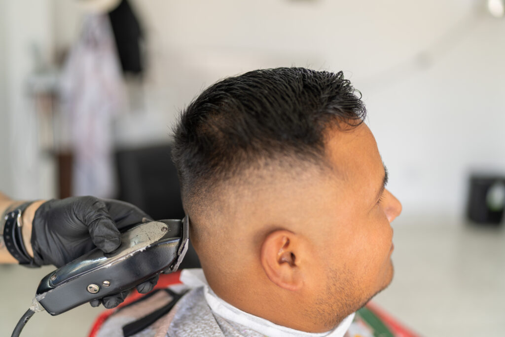 High Burst Fade Mohawk