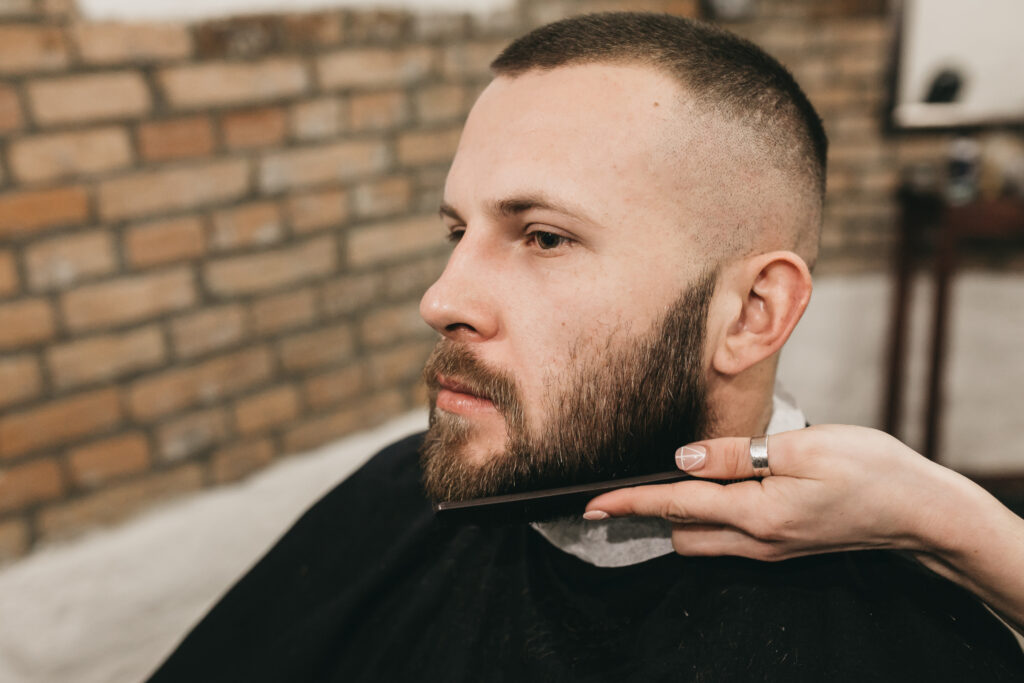 Skin Fade with Beard Blend 