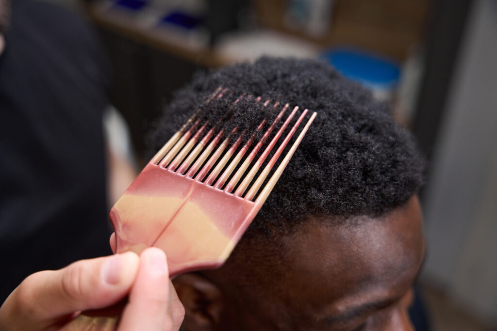 The Afro Burst Fade — Power, Texture, and Definition