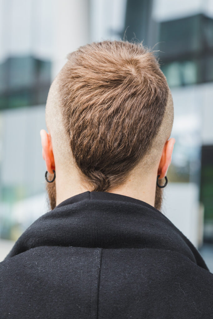 Modern High Fade Mullet