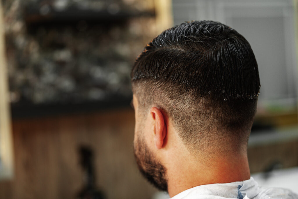 High Fade Comb Over
